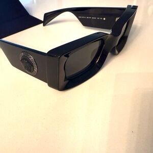 Versace rectangle sunglasses